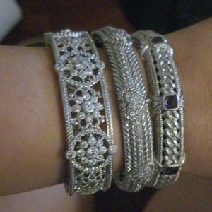 Judith Ripka bracelets each 150 dollars
